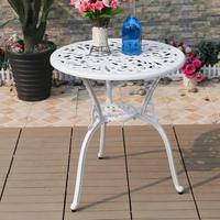 Chaise d'extérieur en fonte d'aluminium Jardin Jardin Extérieur Chaise Table Mobilier Patio