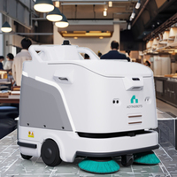 Robot écologique sans eau pour l'entretien intelligent des sols avec systèmes de nettoyage Robot de nettoyage à sec