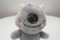 Beambox Tie Dye Macaron One-Eyed Monster AI Monsters University Peluche Jouet Intelligent High-Tech Batterie 1000mAh Pour Filles de 2 à 14 Ans