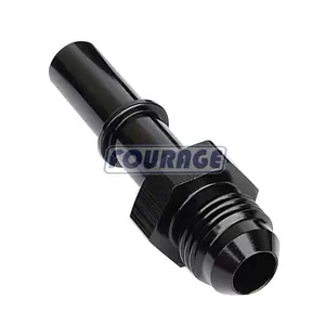 CNC Car Parts Aluminum Quick Disconnect Male AN6 AN8 Flare to SAE Push On/Lock EFI Electronic Fuel Injection Rail Fitting