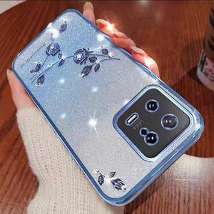 Funda de teléfono con purpurina a la moda para Redmi A5 <span class=keywords><strong>Note</strong></span> 13 14 Pro Plus K80 Funda Celulares a prueba de golpes para Xiaomi 15 Pro 14C - Product Image 1