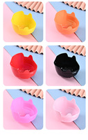 Conteneur alimentaire miniature en PP écologique personnalisé, en forme de casque de hockey, avec logo imprimé sur mesure, capacité de 15 oz, pour la crème glacée