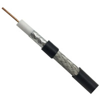 Cable Coaxial de Cobre RG59 de 75 Ohmios, Precio de Fábrica, para Interiores y Exteriores, CCTV, CATV, DVR, Sistema de Seguridad, Transmisión de Video, Suministro OEM