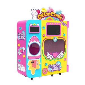 <span class=keywords><strong>Funpark</strong></span> Direkt ab Werk Neues Design Vollautomatische Zuckerwattemaschine Zuckerwatte-Verkaufsautomaten für Kleinunternehmen - Product Image 2