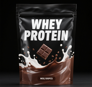 Sacs à fermeture éclair refermables imprimés sur mesure pochettes debout écologiques avec fermeture éclair pour paquet de supplément - Product Image 2