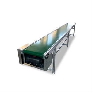 Voedselveilige, op maat gemaakte, duurzame en antistatische PU/PVC-band, recht/hoge helling, snelheids- en hoogteverstelbare transportband - Product Image 1