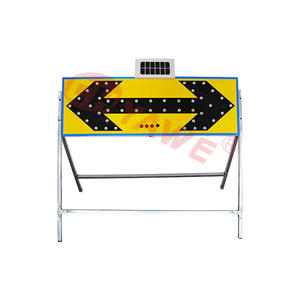 Precio de fábrica Luces indicadoras de construcción Señales de guía de carretera Luz de flecha solar LED - Product Image 1