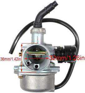 Kit de carburateur PZ19 pour Honda <span class=keywords><strong>CRF</strong></span> 70cc 80cc <span class=keywords><strong>90cc</strong></span> 110cc 125cc ATV Dirt Pit Bike Taotao avec filtre à carburant et filtre à Air 35mm - Product Image 3
