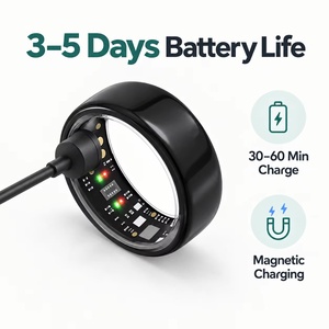 Anillos Inteligentes Multifunción M08, Anillo Inteligente para Monitoreo de Salud, Sueño y Actividad, Resistente al Agua 5ATM IP68, 5 Días de Duración de la Batería - Product Image 3