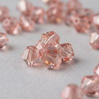 Strass à coudre en époxy diamanté facetté 4 mm, perles à 2 points pour broderie machine, YAXI P319, motif Rose Vintage Premium pour vêtements