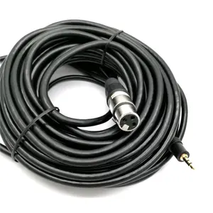 Fio de áudio para microfone, fio de conexão com microfone, de fábrica, para mãe, conexão com 5mm de plugue, capacitor mcwind