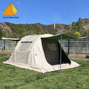 <span class=keywords><strong>Toldo</strong></span> de casa inflable impermeable para exteriores, <span class=keywords><strong>toldo</strong></span> de aire para 4 personas, pequeño, 12 metros cuadrados, marco de tubo hermético grande, tienda de túnel para acampar - Product Image 2