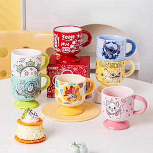 Tazza in Ceramica con <span class=keywords><strong>Disegni</strong></span> di Animali Cartoon 300ml per Regali di Compleanno per Bambini Design Carino di Marie Cat Stitch <span class=keywords><strong>Topolino</strong></span> - Product Image 4