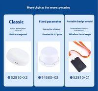 SDK gratuit, minimum, IoT, dispositif portable intelligent, balise de positionnement, balise iBeacon, balise BLE, WES WE-DA14580, 5W, 5V, -40~85