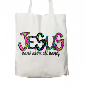 Christian Canvas Tote Bag for Women Bible Verse Religious Gift Bags Bulk Reusable Bible Tote Library Book Bag