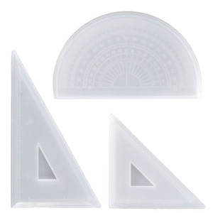 <span class=keywords><strong>Moule</strong></span> en <span class=keywords><strong>silicone</strong></span> YS DIY pour la fabrication de <span class=keywords><strong>bijoux</strong></span> en résine époxy, règle triangulaire, rapporteur, outil manuel, fournitures scolaires - Product Image 6