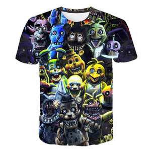 UFogift เสื้อยืด5คืนที่ Fredy เสื้อยืดลำลองคอกลมแนวสตรีทเสื้อยืดสำหรับเด็กผู้ชายเสื้อยืดสำหรับผู้ชายเสื้อยืดเสื้อยืดสำหรับฝันร้ายของ Fredy Bonnie