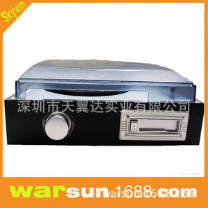 Tocadiscos Skywin SW-TP453 con Conversor MP3, Reproductor de Casetes de Madera para Reproducción de Música - Product Image 1