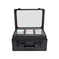 Boîte de rangement personnalisée étanche pour cartes gradées 3 rangées (BGSS, SGCC, GMMA), étui de transport pour cartes de sport PE/SA
