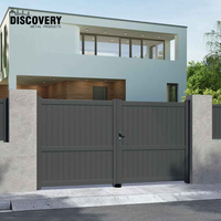 Portail en aluminium sur mesure, design 3D, écologique, anti-pourriture, moderne, pour allée, cour extérieure, sécurité