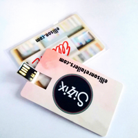 Clé USB promotionnelle en forme de carte de visite, nouvelle innovation, excellent prix, clé USB mémoire flash 8 Go