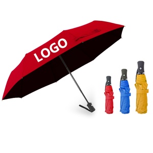 High Quality 3-Fold <b>Windproof</b> Pongee Automatic <b>Umbrella</b> Glass Fiber Ribs UV Resistant Full Print Fashion Design Easy Carry - Product Image 2