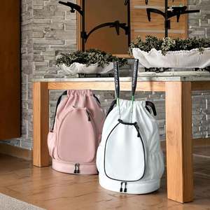 Custom logo Outdoor Sport Waterproof Multifunctional Lightweight Youth Badminton Racket Bag <b>Drawstring</b> <b>Backpack</b> with Shoe Space - Product Image 5