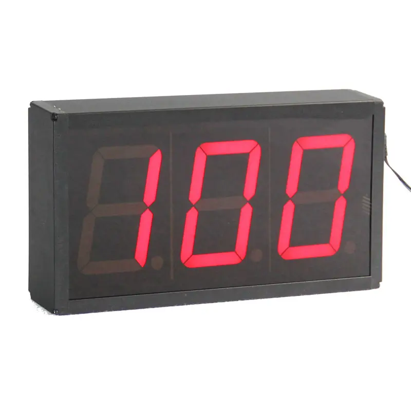Machine à chronomètre numérique LED avec écran LCD, à 3 chiffres et 4 chiffres,, vente en gros, nouveauté