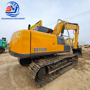 Excavadora hidráulica de cadenas XE150 D usada de alta calidad y en buen estado, 15 toneladas, excavadora mediana usada en venta, disponible en stock. - Product Image 1