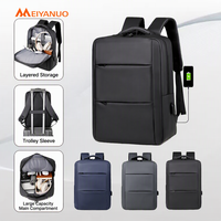 Sac à dos pour ordinateur portable moderne et élégant, avec compartiment de rangement superposé, en tissu Oxford imperméable de haute qualité, avec logo personnalisé