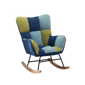 Poltrona Moderna Nordica in Velluto Confortevole, Sedia Singola per <span class=keywords><strong>Soggiorno</strong></span>, Garanzia di 3 Anni, Opzioni di Colore - Product Image 5