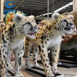 Real Wild Leopard Park Hochs imulation Tiermodell Animatronic Leopard