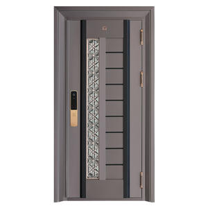 Modern Steel <strong>Entry</strong> Door for Villa Security Main <strong>Entry</strong> with Finished Stainless Steel for Exterior Design - Product Image 2