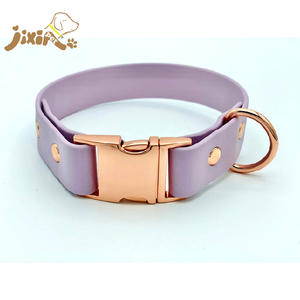 Collar de entrenamiento para perros Pitbull de cuero PU con logotipo personalizado - Product Image 2