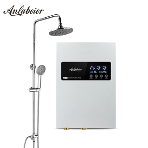 Calentador de agua trifásico de 380v, 24kw/27kw, control táctil, temperatura ajustable, ducha eléctrica de alta eficiencia para Europa. - Product Image 1