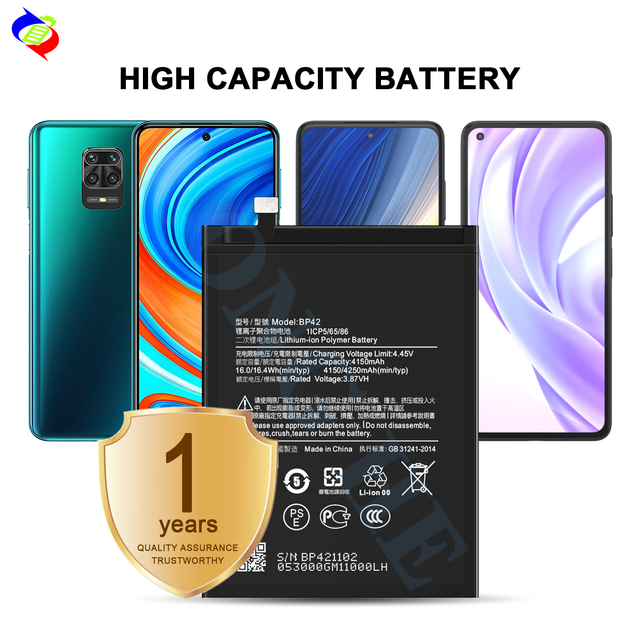 New 0 Cycle Phone Battery for Xiaomi Redmi Note 3 4 4X 57 7s 89 9s 10 10s 11 12 14 5G 7 89 9A 9S 10 10C 10S K20 Pro 9 9T 13C