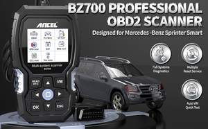 ANCEL BZ700 <span class=keywords><strong>OBD2</strong></span>自動車スキャナー ベンツ・スプリンター対応 スマートユニバーサルフィットメント 車両診断ツール USBインターフェース Windows対応 - Product Image 2