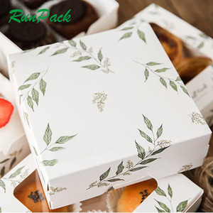 Conteneur à biscuits pour sandwich mousse à prix de gros au design personnalisé joli emballage de boîte à fenêtre pour gâteau pâtissier en papier - Product Image 4