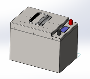 RV 스틸 케이스 12.8V 200Ah <span class=keywords><strong>lifepo4</strong></span> 배터리 팩 2688wh 250A BMS LCD 디스플레이 - Product Image 1