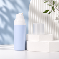 Flacon pompe sans air PP YN202B 30ml 50ml 75ml 100ml, flacon pompe à vide fileté avec buse personnalisée pour sérum et lotion