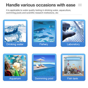 Papel de teste de <span class=keywords><strong>ph</strong></span> para piscina, 6 em 1, cloro, alcalinidade, sem cloro, cyanuric - Product Image 2