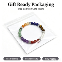 Bracelet extensible en pierres naturelles 7 Chakras avec breloques Chakra pour la guérison – Vente en gros
