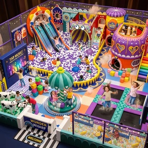 Equipo de Juegos Interior Personalizado WONDER WHARF con Temática de <span class=keywords><strong>Circo</strong></span>, Trampolín, Muro Musical TAP MUSIC, Carrusel, Piscina de Pelotas y Fuente |   OEM y ODM FEC - Product Image 2