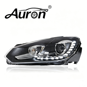 AURON 2009-2013 VW Golf 6 Front LED Lamp Retrofit/Upgrade New <b>12V</b> 36W 6000 lm 6000K <b>Plug</b> and Play Universal Fitment 6 Months - Product Image 1