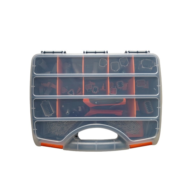 Chenf Deutsch DT Series 520pcs Waterproof Electrical Adaptors Solid Copper Contact HDT-46-01 14-22awg Connector Kit