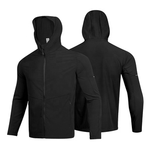 Veste de sport à capuche zippée intégrale pour <span class=keywords><strong>homme</strong></span>, <span class=keywords><strong>protection</strong></span> UV, randonnée en plein air, pêche, vêtements de sport personnalisés avec logo - Product Image 4