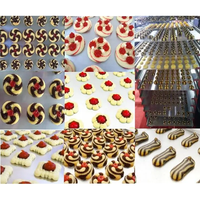 Machine automatique de dépose de biscuits LONGYU SV-700C, haute capacité, équipement de formage de biscuits fourrés à la confiture et au beurre