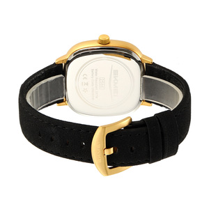 Montre à quartz pour homme avec grand cadran 2586, bracelet en cuir véritable, 3 aiguilles lumineuses, étanche, légère, montre-bracelet carrée - Product Image 6