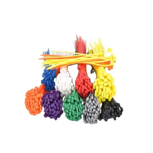 Good quality cheap price colorful 12'' 14'' 15'' 16'' 18'' 20'' 2'' 25'' 30'' 40 nylon 66 self locking cable ties factory