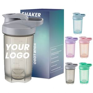 Custom Logo Personalised 500Ml <b>Bpa</b> <b>Free</b> <b>Water</b> <b>Bottle</b> Fitness Protein Shaker Cup Plastic <b>Water</b> <b>Bottles</b> With Lids and Shake Ball - Product Image 1